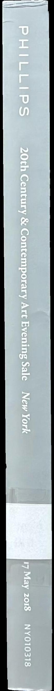 20th century and contemporary art evening sale : New York, 17 May 2018 spine