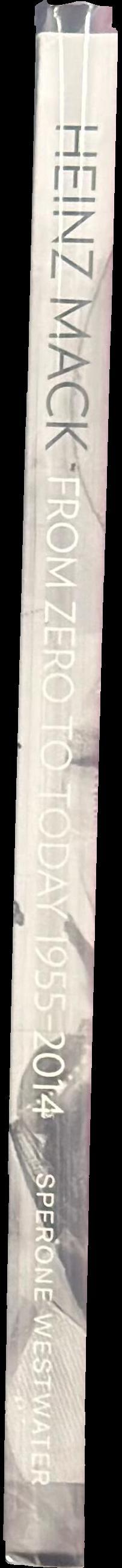 Heinz Mack : from ZERO to today, 1955-2014 spine