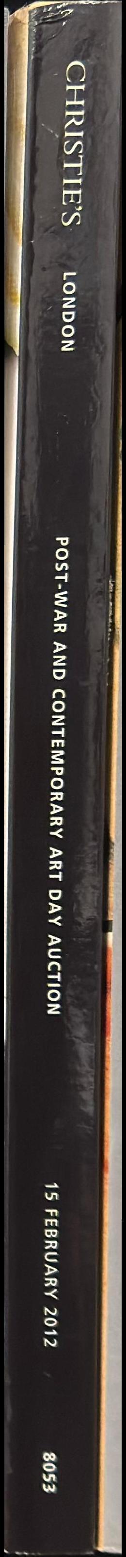 Post-war and contemporary art day auction : Wednesday 15 February 2012 / Christie's spine
