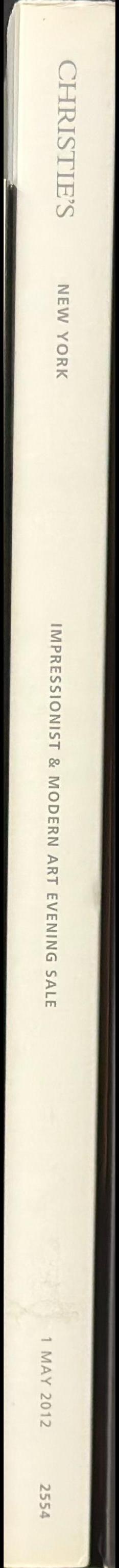 Impressionist & modern art : evening sale, Tuesday 1 May 2012 / Christie's spine