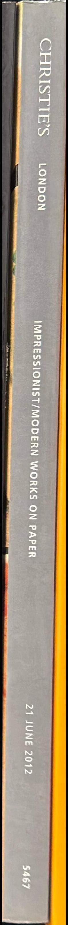 Impressionist/modern : works on paper, Thursday 21 June 2012 / Christie's spine