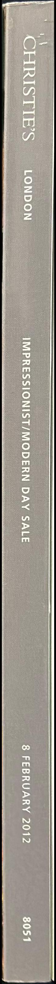 Impressionist/modern : day sale, Wednesday 8 February 2012 / Christie's spine