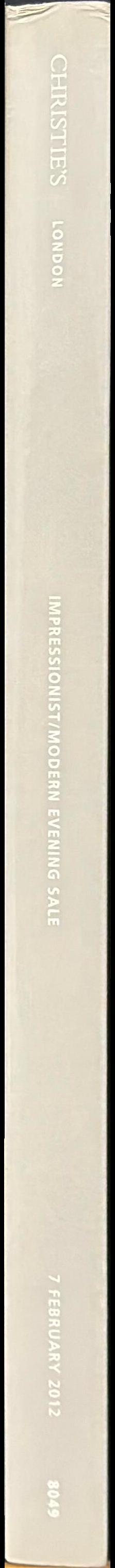 Impressionist/modern evening sale : Tuesday 7 February 2012 / Christie's spine
