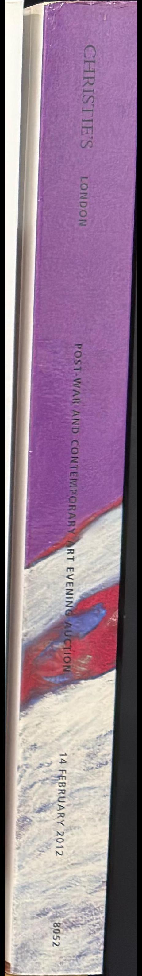 Post-war and contemporary art evening auction : Tuesday 14 February 2012 / Christie's spine