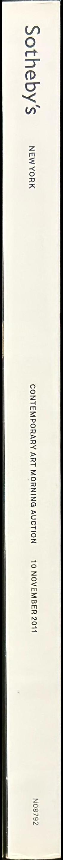 Contemporary art : morning auction, New York, 10 November 2011 / Sotheby's spine