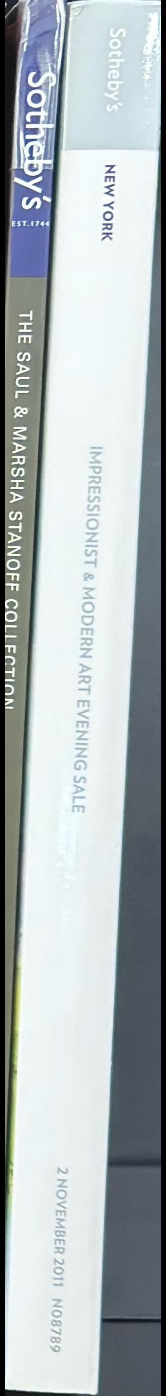 Impressionist and modern art evening sale : New York, Wednesday 2 November 2011 / Sotheby's spine