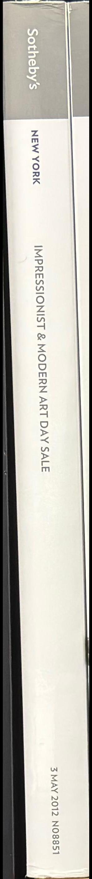 Impressionist and modern art day sale : New York, Thursday 3 May 2012 / Sotheby's spine