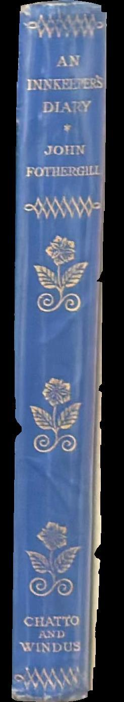 An innkeeper's diary spine