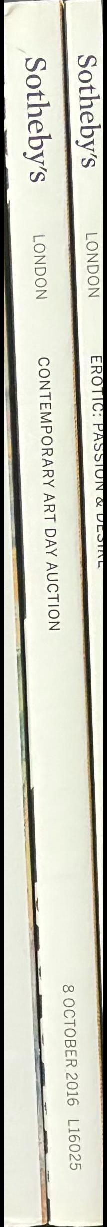 Contemporary art day auction : auction in London, 8 October 2016 / Sotheby's spine