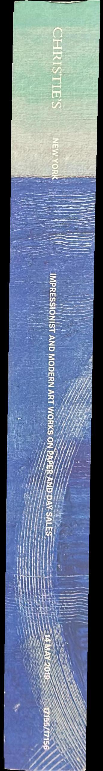 Impressionist and modern art works on paper and day sales : Tuesday 14 May 2019 / Christie's spine