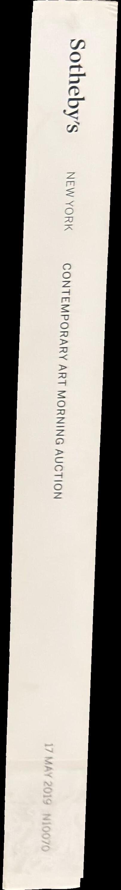 Contemporary art morning auction : Friday 17 May 2019 / Sotheby's spine
