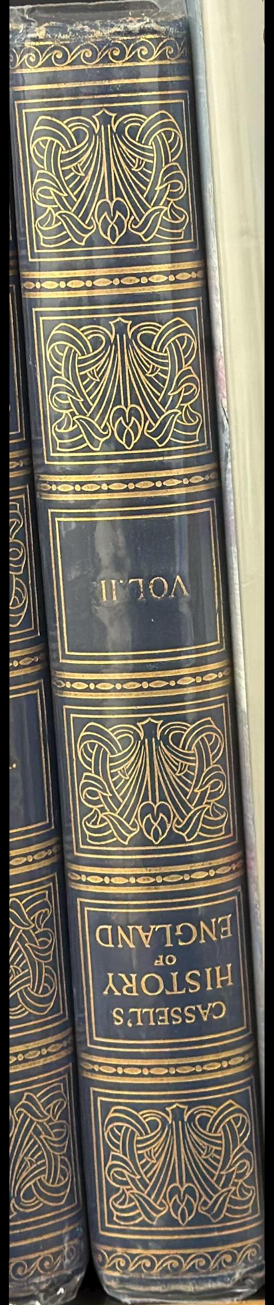 Cassell's history of England : vol. II, from the Wars of the Roses to the great rebellion spine