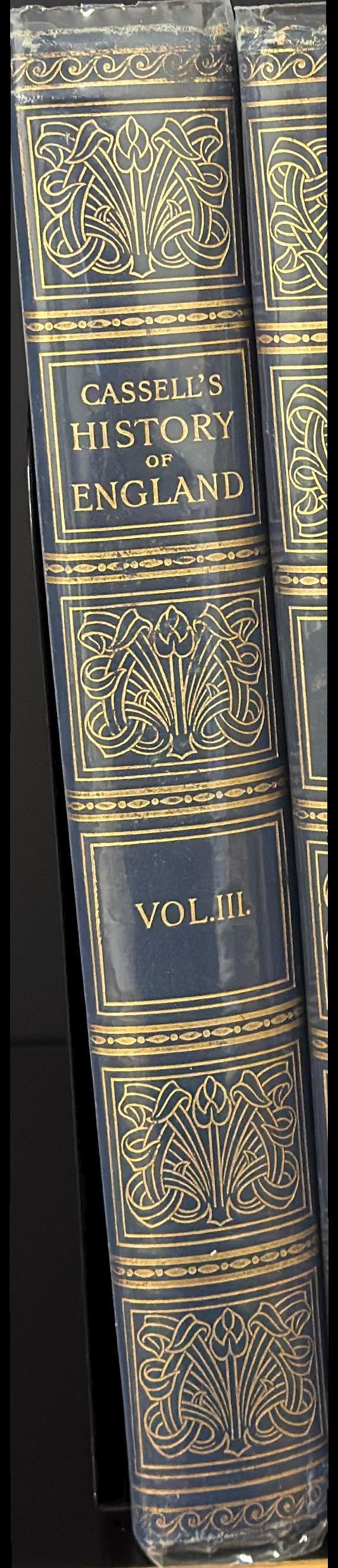 Cassell's history of England : vol. III, from the great rebellion to the fall of Marlborough spine