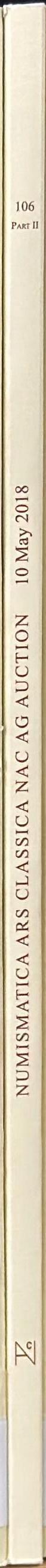 Auction 106 - part II :  an interesting selection of Greek, Roman and Byzantine coins, 10 May 2018 spine