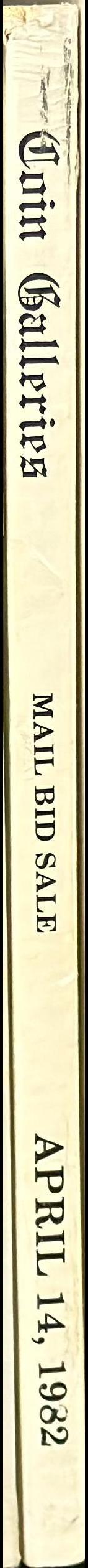 Ancient and modern coins of the world and the United States … : mail bid sale closing date Wednesday, April 14, 1982 spine