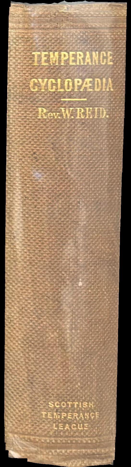 The temperance cyclopedia spine