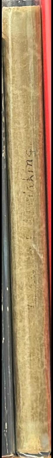 The law of drinking / by Richard Brathwait ; edited, with an introduction and notes by W. Brian Hooker ; with an appendix by Malvern Hall Tillit spine