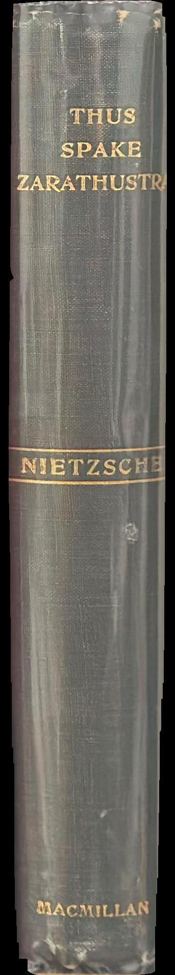 Thus spoke Zarathustra : a book for all and none spine
