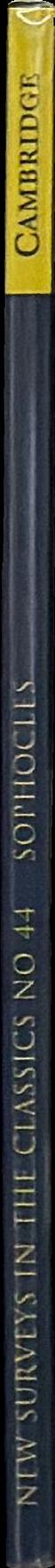 Sophocles / by P. J. Finglass spine