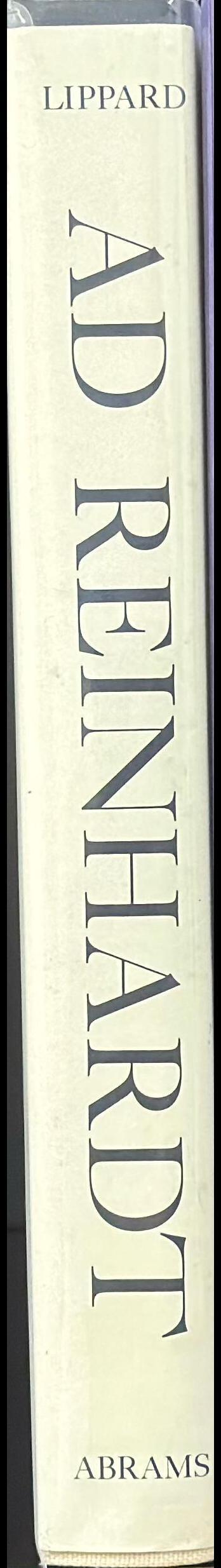 Ad Reinhardt / Lucy R. Lippard spine
