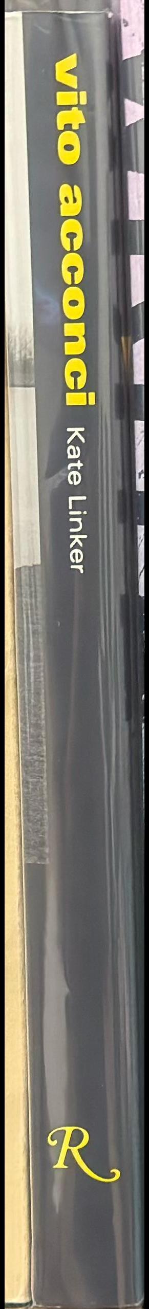 Vito Acconci / Kate Linker spine