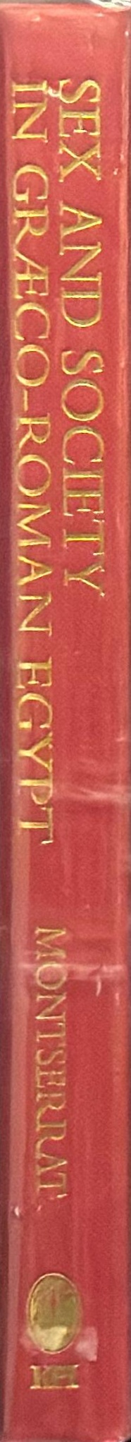 Sex and society in Graeco-Roman Egypt spine