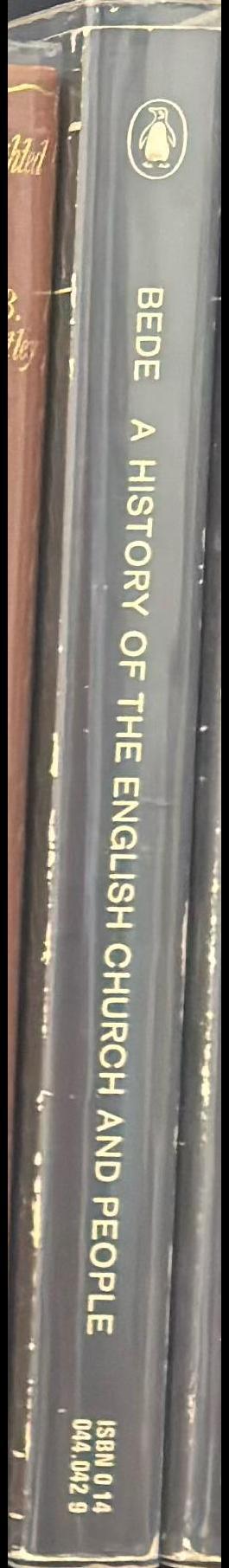 A history of the English church and people / Bede ; translated and with an introduction by Leo Sherley-Price ; revised by R. E. Latham spine