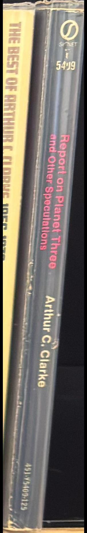 Report on Planet Three and other speculations spine