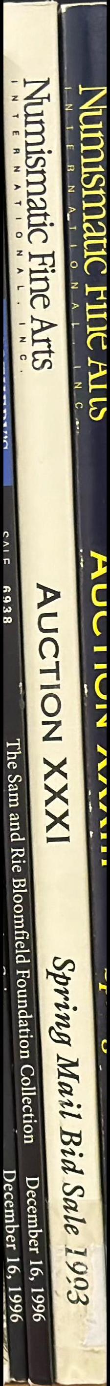 Auction XXXI : Spring mail bid sale 1993 / Numismatic Fine Arts spine