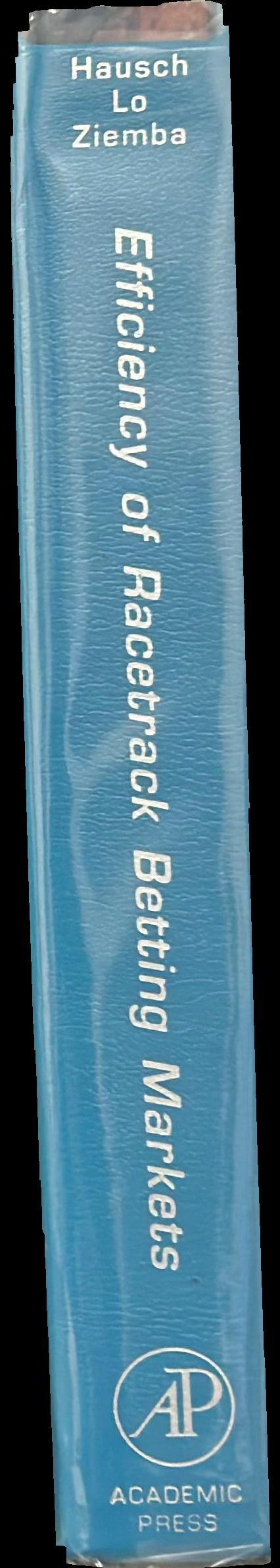 Efficiency of racetrack betting markets spine