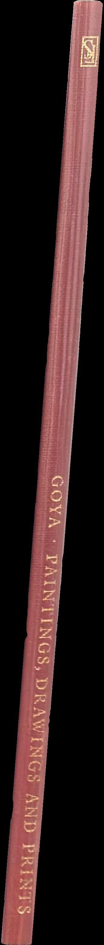 Francisco Goya : paintings, drawings and prints spine