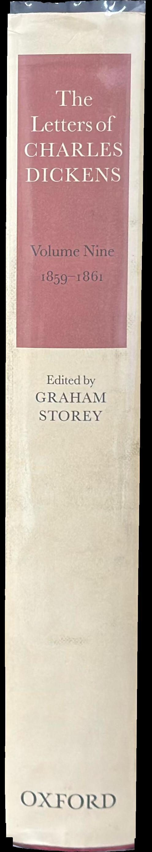The letters of Charles Dickens : volume 9, 1859-1861 spine