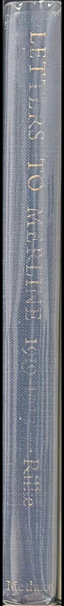Letters to Merline 1919-1922 spine