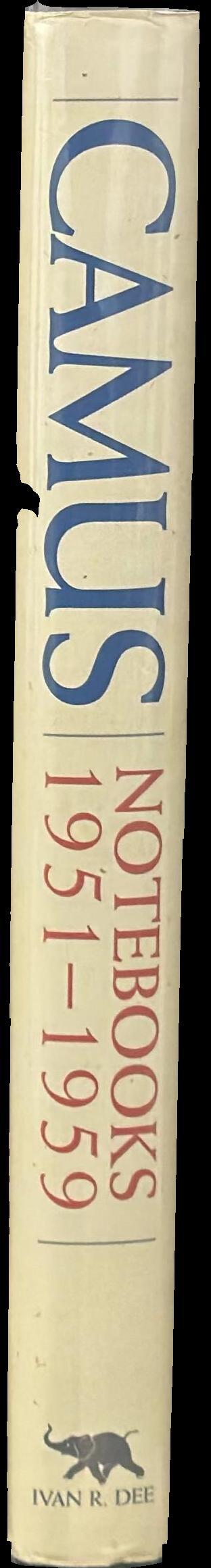 Notebooks 1951-1959 spine