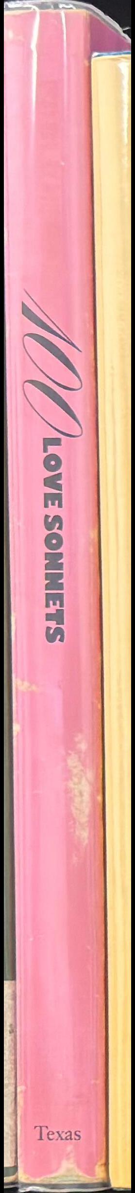 100 love sonnets = cien sonetos de amor spine
