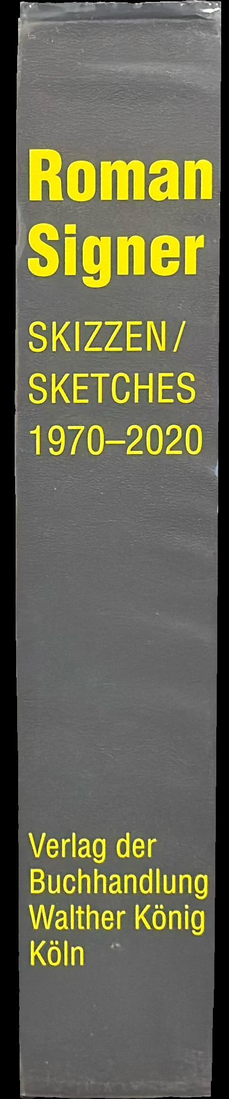 Roman Signer : skizzen / sketches 1970-2020 / edited by Stephan Kunz, Aleksandra Signer, Peter Zimmermann ; text, Stephan Kunz spine