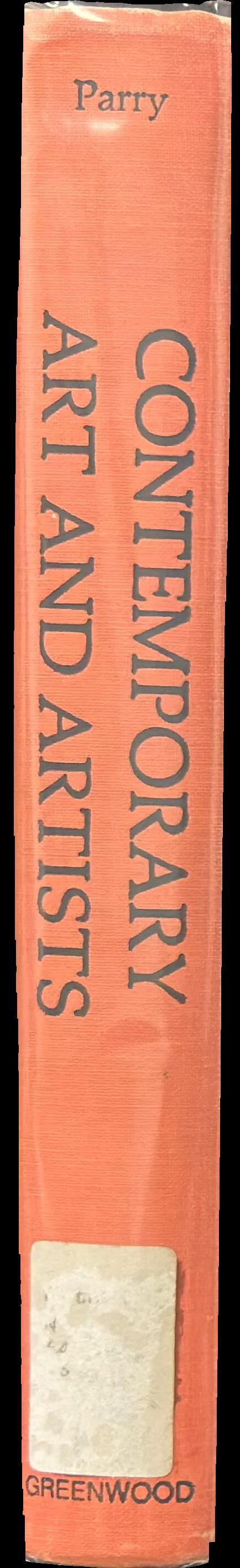 Contemporary art and artists : an index to reproductions / compiled by Pamela Jeffcott Parry spine