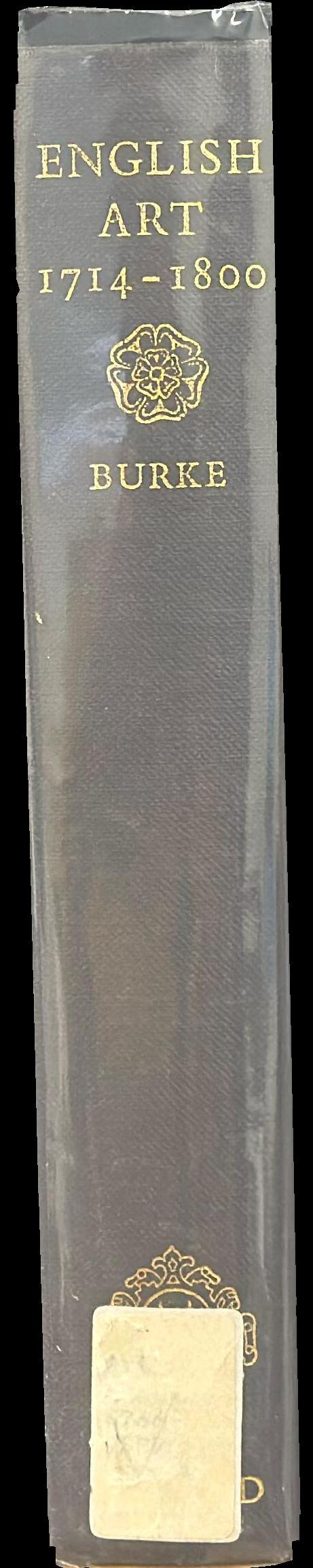 English art 1714-1800 spine
