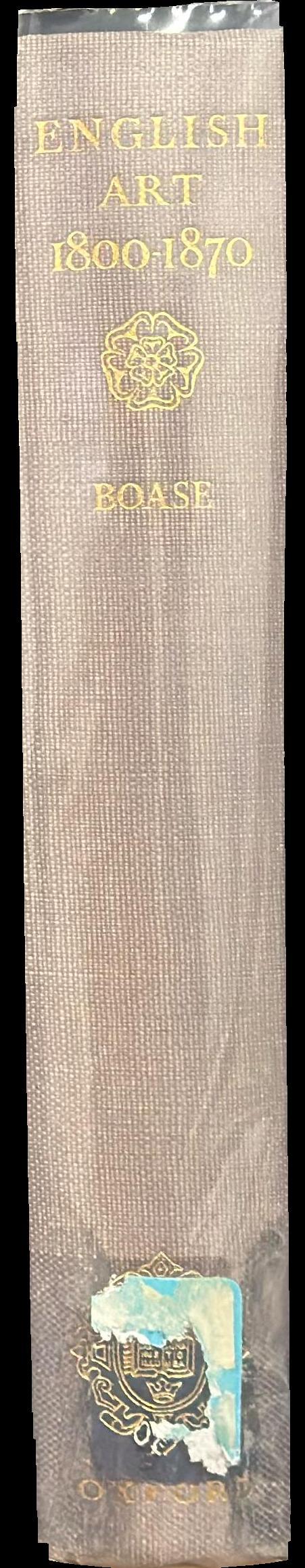 English art 1800-1870 spine