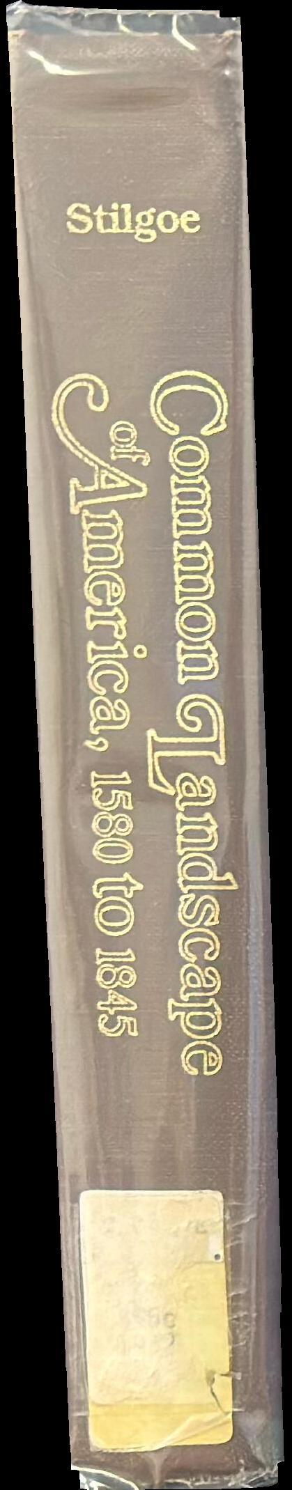 Common landscape of America, 1580-1845 spine