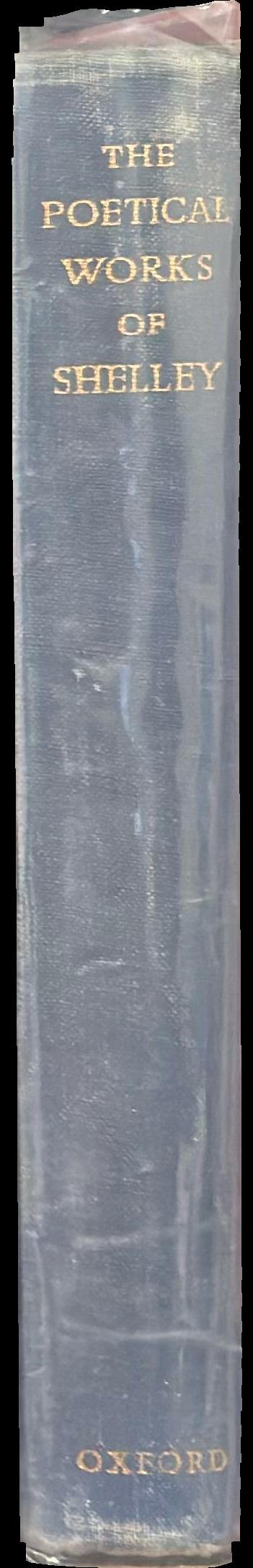 The complete poetical works of Percy Bysshe Shelley spine