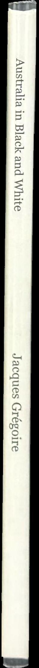 Australia in black and white : paintings and watercolours spine