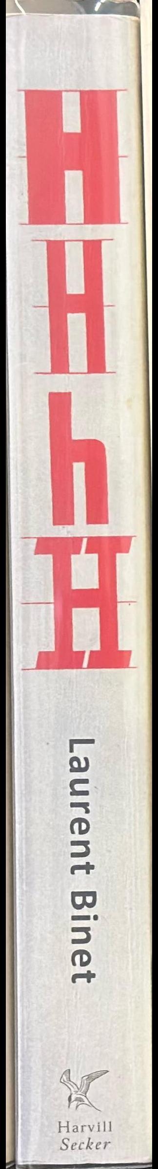 HHhH / Laurent Binet ; translated by Sam Taylor spine
