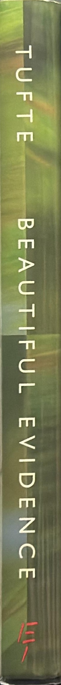 Beautiful evidence / Edward R. Tufte spine