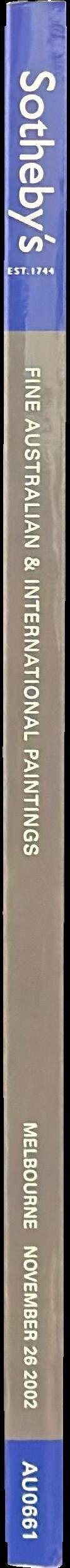 Fine Australian and international paintings : Melbourne, Tuesday November 26, 2002 / Sotheby's spine