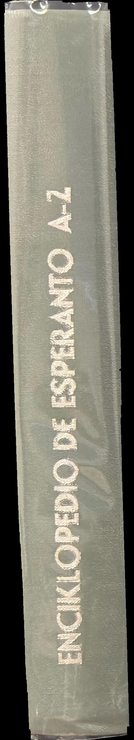 Enciklopedio de Esperanto I. Volumo / redaktis, L. Kokeny, V. Bleier spine