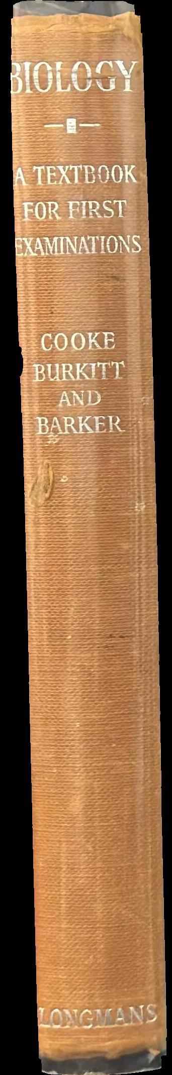 Biology : a textbook for first examinations spine