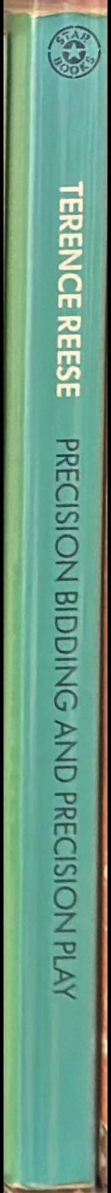 Precision bidding and precision play / Terence Reese ; introduction by C. C. Wei spine