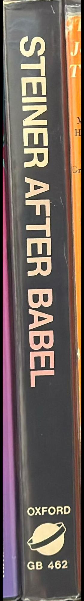 After Babel : aspects of language and translation / George Steiner spine