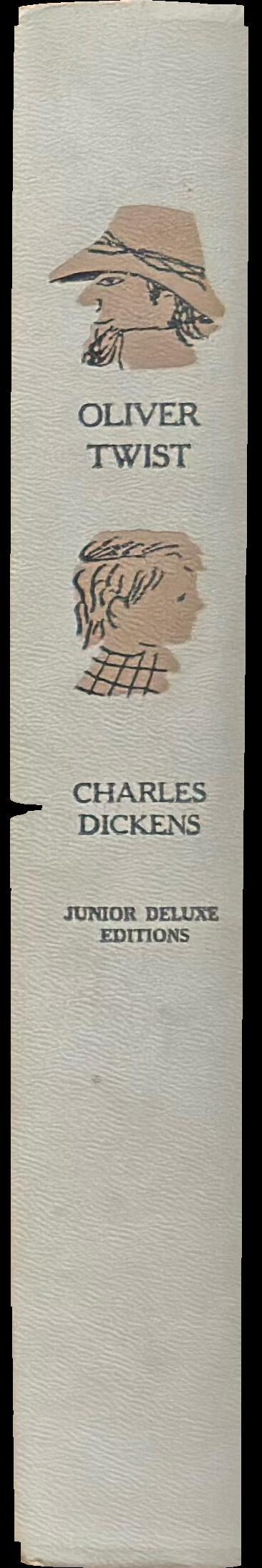 The adventures of Oliver Twist spine